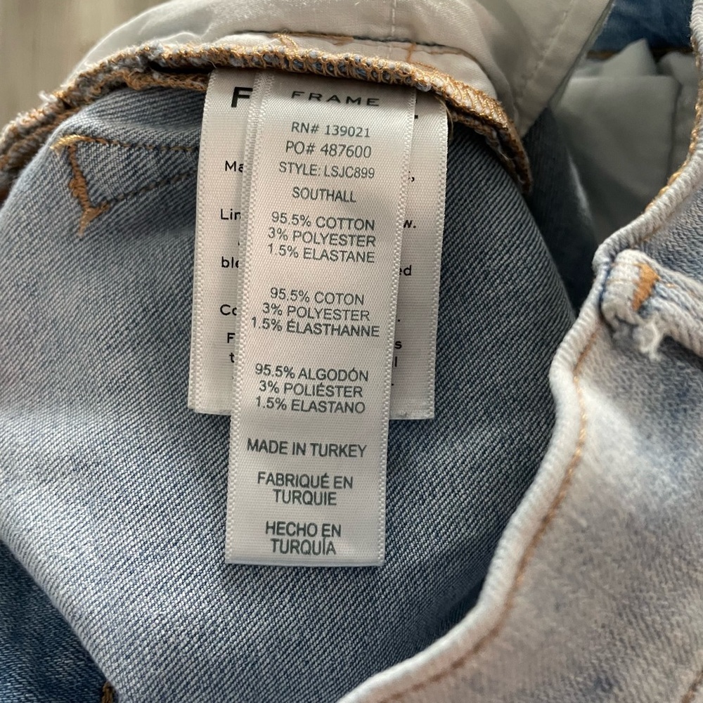 FRAME Le Skinny de Jeanne Crop Jeans sz 30 - Picture 7 of 7